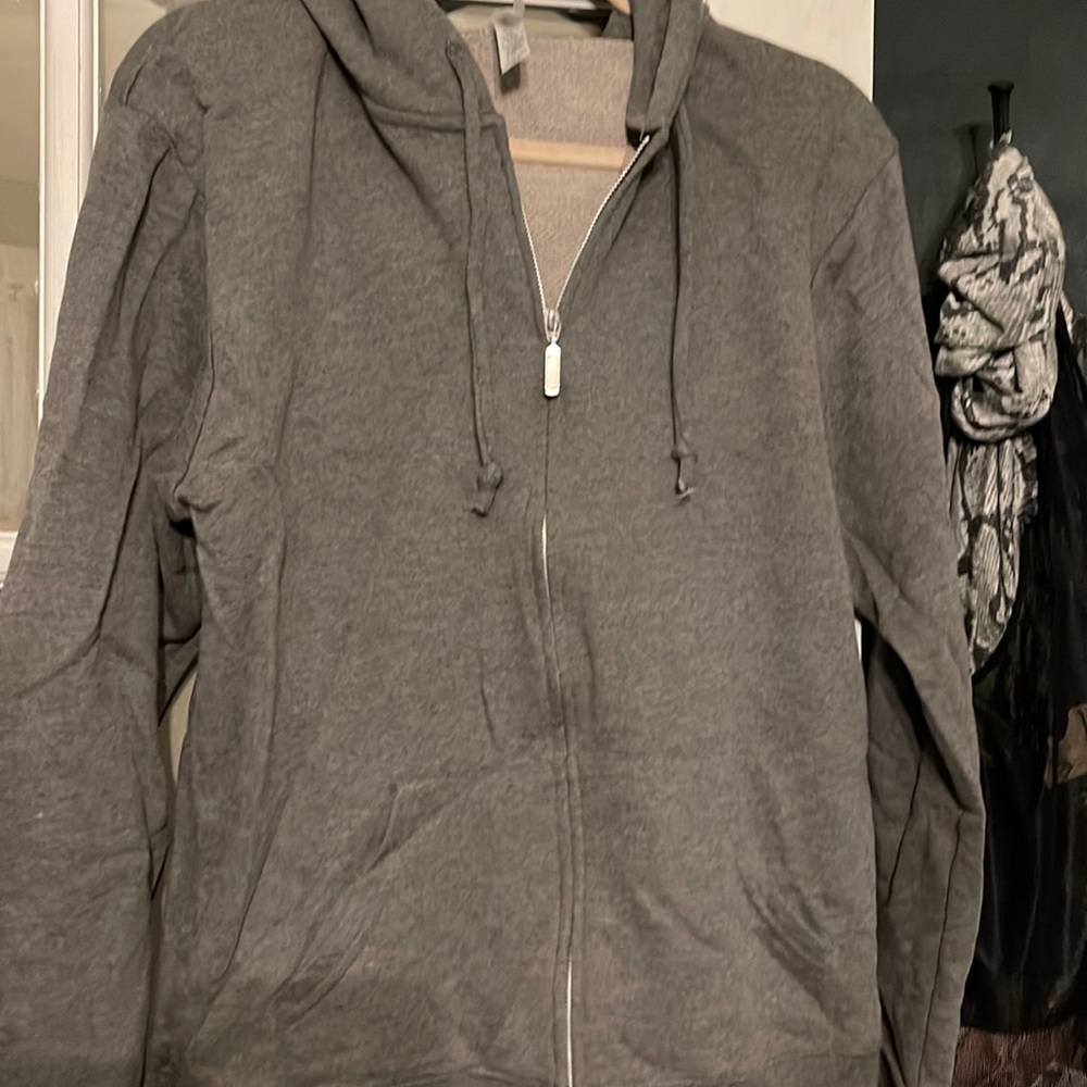 Mens grey hoodie